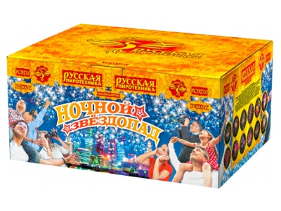 Ночной звездопад Комбинированный Фейерверк купить в Москве | salutsklad.ru